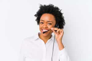 Surinaamse callcenter agent